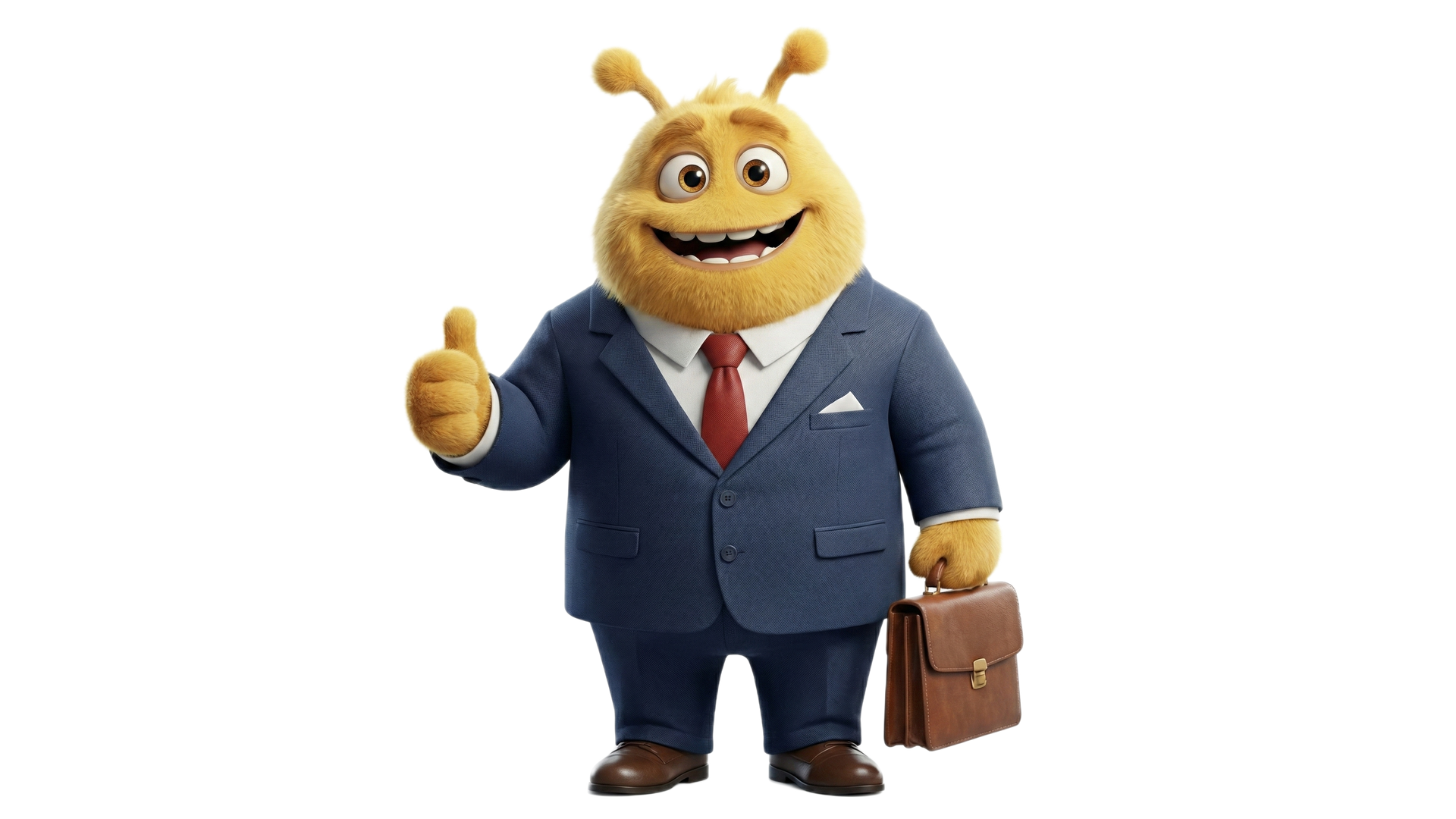 Happy business owner